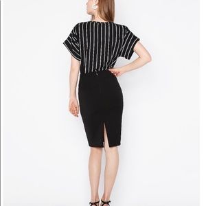 High Waisted Extreme Stretch Pencil Skirt